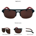 thumbnail image 4 of New Balance NB870-072S Half-Rimless Square Sunglasses, 4 of 5
