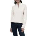 thumbnail image 1 of DKNY Women's Quarter-Zip Sweater, 1 of 8