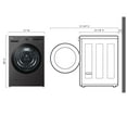 thumbnail image 5 of 5.0 cu.ft. Ultra Large Capacity Front Load Washer with TurboWash360™, TurboSteam and Wi-Fi Connectivity, White, 5 of 11