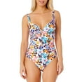 thumbnail image 1 of Anne Cole Limited Edition Drape Front One-Piece Swimsuit, 1 of 9