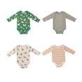 thumbnail image 5 of Member's Mark Baby 4-Pack Long Sleeve Organic Cotton Bodysuit, 5 of 10