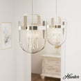 thumbnail image 1 of Hunter Karloff with Clear Glass Pendant Ceiling Light Fixture, 1 of 7