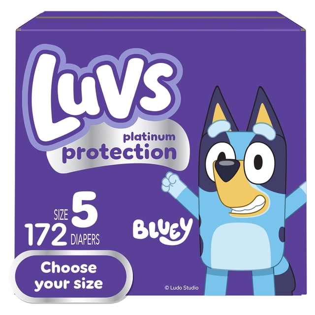 Luvs Pro Level Leak Protection Diapers, Sizes 1-8