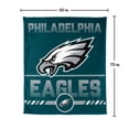 thumbnail image 7 of Logo Brands Philadelphia Eagles 60"x70" Super Plush Blanket, 7 of 7