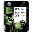 thumbnail image 1 of HP 902XL High-Yield Cyan, Magenta, Yellow Original Ink Cartridge, 3/Pk, 1 of 8