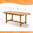 thumbnail image 6 of Amazonia Hayden Teak Outdoor Dining Set, Choose Style, 6 of 8