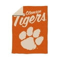 thumbnail image 1 of Logo Brands Clemson Tigers Luxe Dreams Throw, 60" x 80", 1 of 6
