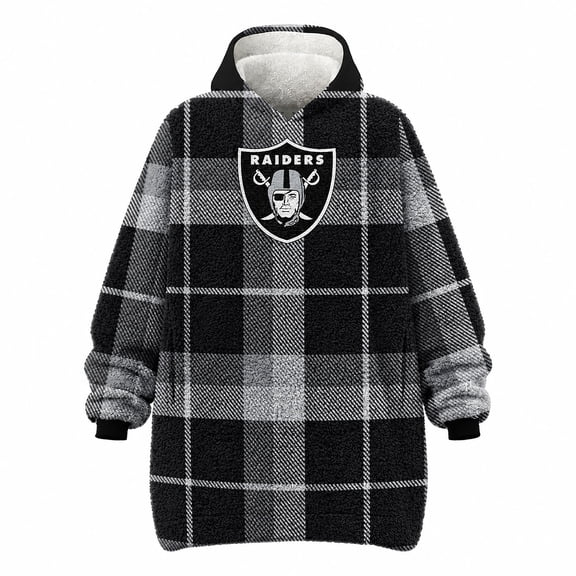 Pegasus Sports Las Vegas Raiders Wearable Sherpa Throw