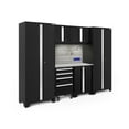 thumbnail image 1 of NewAge Products Bold Series 7 Piece Cabinet Set, 108" W x 18" D x 76.75" H, 1 of 17