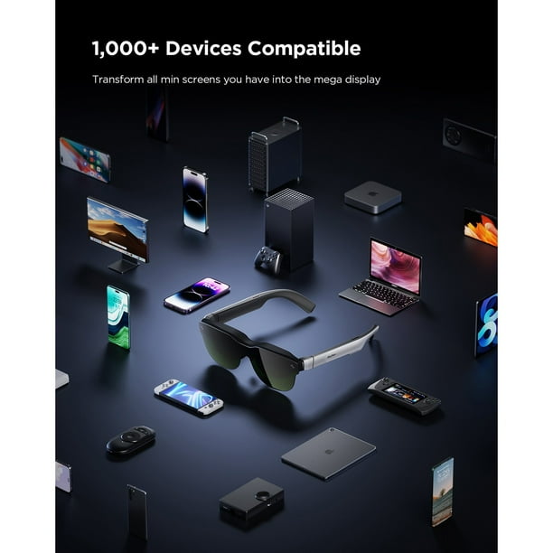 RayNeo Air 3s AR／XR グラス＋USB-Cアダプタ RayNeo Air 3s AR/XR Smart Glasses + bonus USB-C Charging Adapter