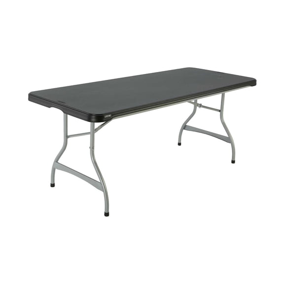 Lifetime 6' Commercial Grade Stacking Folding Table, Assorted Colors