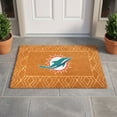 thumbnail image 2 of Logo Brands Miami Dolphins Coir Outdoor Mat, 2 of 3