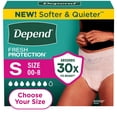 thumbnail image 1 of Depend Fresh Protection Incontinence Underwear for Women, Choose Size, 1 of 2