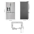 thumbnail image 5 of LG 28 cu. ft. French Door Refrigerator, 5 of 11