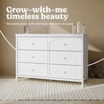 thumbnail image 3 of Graco Olivia 6 Drawer Double Dresser, Choose Color, 3 of 9
