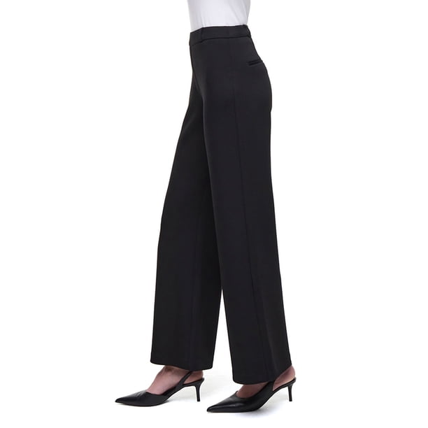 express women's dress pants Stylist High Waisted Pleated Wide Leg Pant or keep it casual with a tee and sneakers for weekend outings Women's Black Dress Pants -