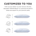 thumbnail image 8 of Tempur-Pedic TEMPUR-Cloud® Adjustable + Cooling Pillow - Queen, 8 of 9