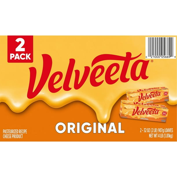 Velveeta Original Pasteurized Cheese Loaf 32 oz., 2 ct. - Samsclub.com