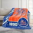 thumbnail image 2 of Logo Brands Savannah State Tigers 60"x70" Super Plush Blanket, 2 of 6