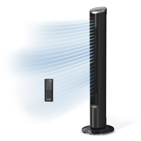 Lasko 42” Oscillating 12-Speed DC Tower Fan with Remote