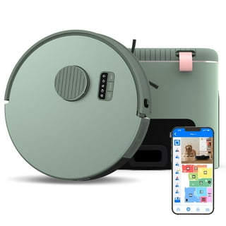 bObsweep Bio Self-Emptying Robot Vacuum & Mop with 100-Day Dock, and Activated Bio-Based Plastic Charcoal Odor Filtration