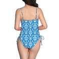 thumbnail image 2 of Loft Women's Shirred Side Tie One-Piece Swimsuit, 2 of 4
