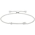 thumbnail image 1 of Diamond Bolo Bracelet in Sterling Silver, 1 of 2