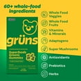 thumbnail image 5 of Gruns Adult Organic Superfood Greens Multivitamin Gummies, 25 ct., 5 of 7