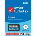 thumbnail image 1 of TurboTax Deluxe 2023 Fed + E-file & State CD, 1 of 10