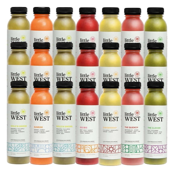 Little West Juice Cleanse Kit, 12 fl. oz., choose quantity