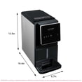 thumbnail image 3 of Frigidaire Gallery, 33 Lbs. Countertop Touchscreen Ice Maker, Nugget-Shaped Ice, Integrated Ice Dispenser, Black, 3 of 12