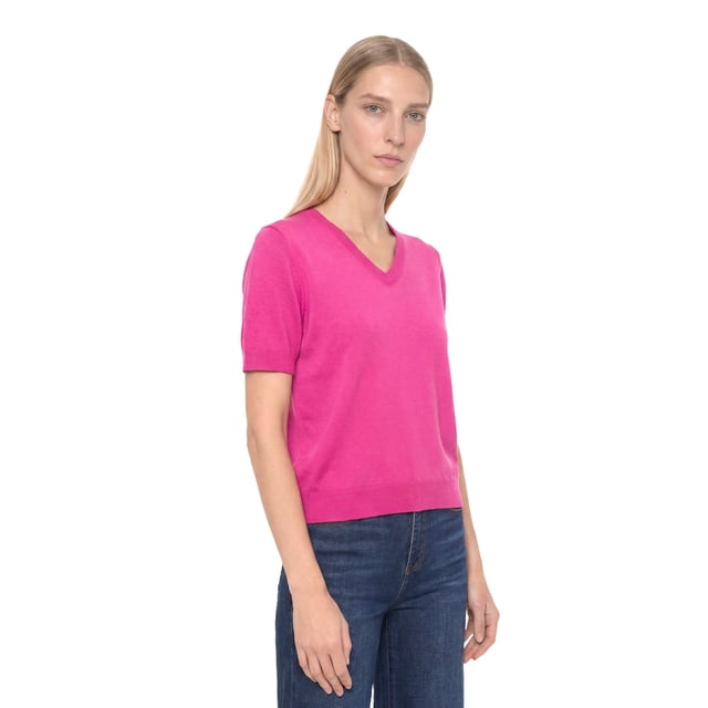 Vince Camuto Women's Short Sleeve Sweater