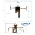 thumbnail image 9 of Backyard Discovery Oceanview II Cedar Wood Swing Set, 9 of 11