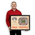 thumbnail image 4 of YouTheFan Nebraska Cornhuskers 25-Layer Football Stadium View 3D Wall Art, 4 of 5