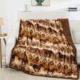 thumbnail image 2 of Yellowstone Silk Touch Mink Reverse Throw, 60" X 70", 2 of 5
