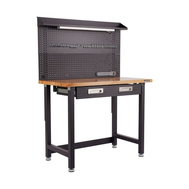Seville Classics UltraHD Lighted Workbench, 48