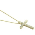 thumbnail image 7 of 0.71 CT. T.W. Diamond Cross Pendant in 14K Gold, 7 of 8