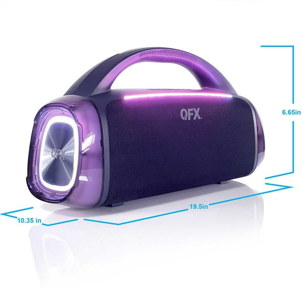 GOODENOUGH BLUETOOTH SPEAKER 「4719」 QFX BT-ZX10 Rugged Bluetooth Stereo Boombox Speaker