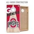 thumbnail image 3 of YouTheFan Ohio State Buckeyes 2'x4' Cornhole Board Set, 3 of 6