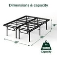 thumbnail image 4 of Zinus Night Therapy High-Profile SmartBase Platform Bed Frame, Various Sizes, 4 of 8