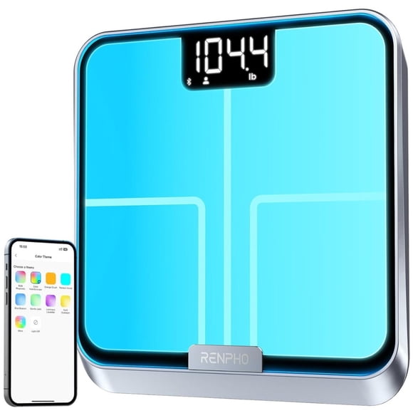 RENPHO Elis Chroma Bluetooth Smart Scale with Dynamic RGB Lighting