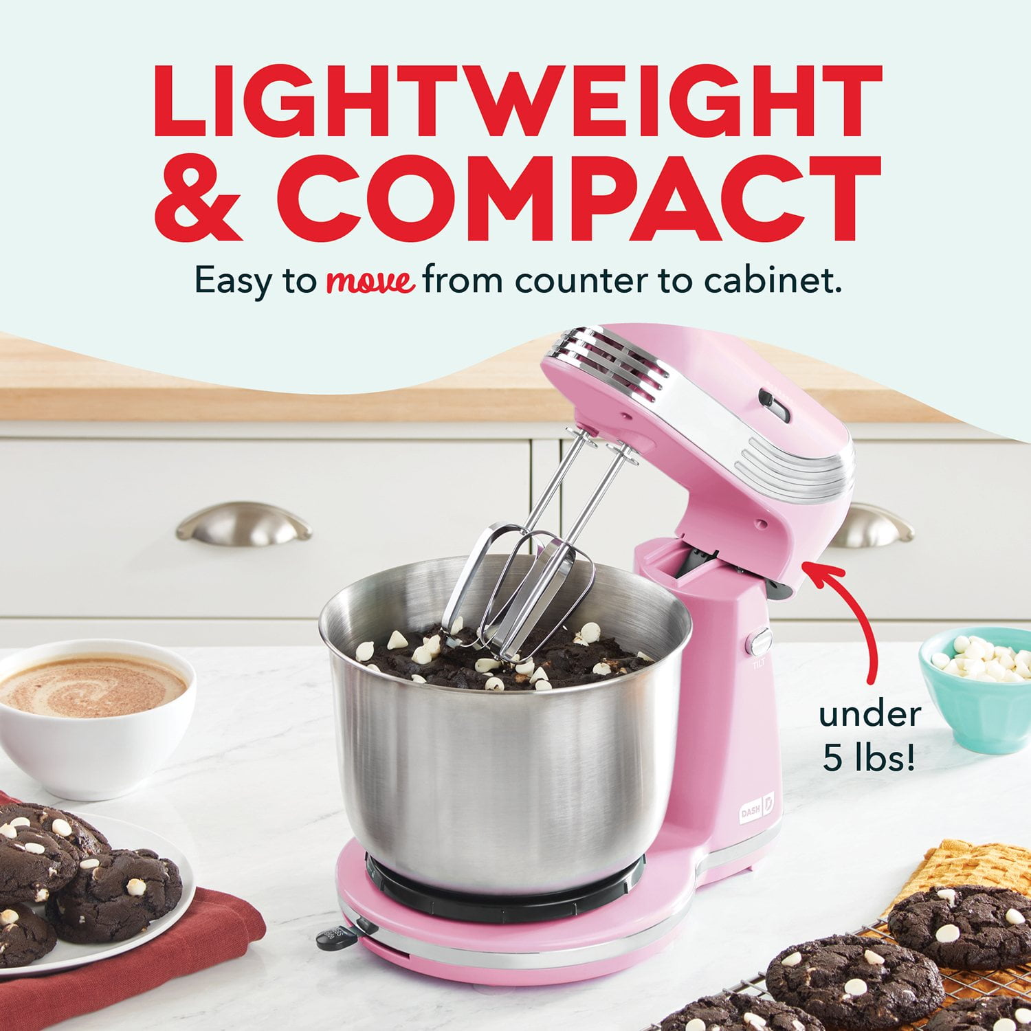 Dash Everyday 3-Quart Stand Mixer, image size:1500x1500