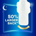 thumbnail image 5 of Always Infinity FlexFoam Overnight Pads with Wings, Unscented, Size 4, 64 ct., 5 of 8