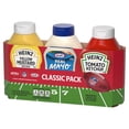 thumbnail image 1 of Heinz Ketchup, Mustard & Mayo Classic Condiment Variety Pack, 3 pk., 1 of 16