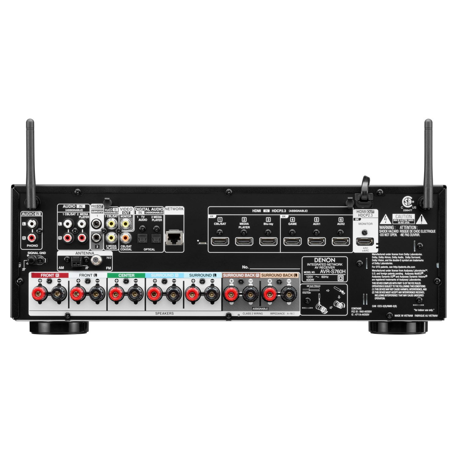 Denon AVR S760H AV Receiver - Thumbnail 3