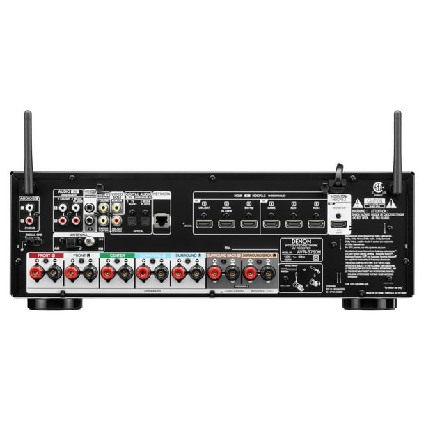 Denon AVR S760H 7.2ch 8K AV Receiver with 3D Audio, Voice Control
