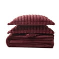 thumbnail image 2 of Member's Mark 3-Piece Channel Faux Fur Comforter Set, Assorted Sizes, 2 of 5