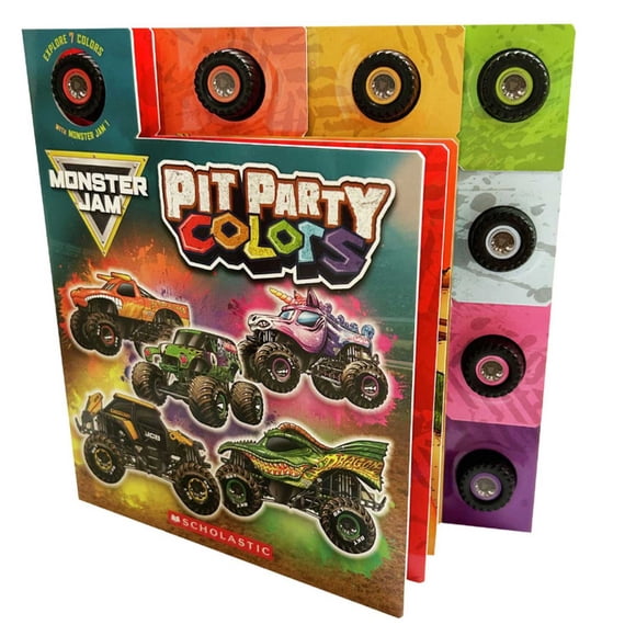 Pit Party Colors (Monster Jam Interactive Board Book with Tabs)
