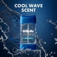 thumbnail image 6 of Gillette Supreme Maximum Strength Protection Men's Deodorant Clear Gel Antiperspirant, Cool Wave, 3.8 oz., 5 pk., 6 of 9