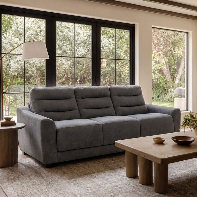Stearns & Foster Court Queen Sofa Bed with 8" Hybrid Mattress